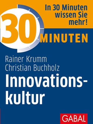 cover image of 30 Minuten Innovationskultur